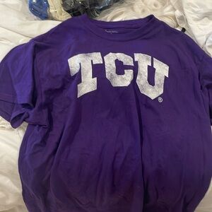 TCU T-shirt- game day couture